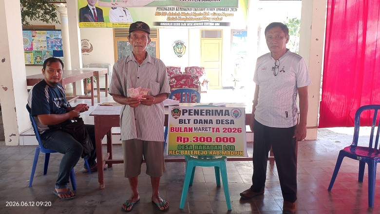 Pemdes Babadan Lor Salurkan BLT Dana Desa Tahun Anggaran 2026 Periode Maret–April kepada 27 KPM