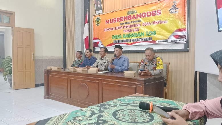 Pemerintah Desa Babadan Lor Gelar Musrenbangdes Perangkingan Penyusunan RKPDes Tahun 2027
