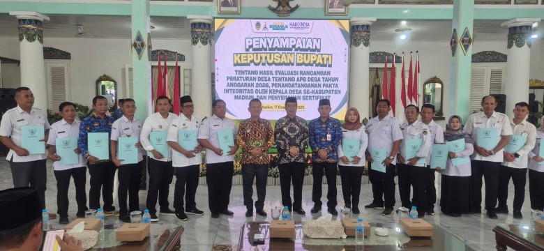 Pemkab Madiun Sampaikan Evaluasi APBDes 2026, Desa Babadan Lor Jadi Perwakilan Balerejo