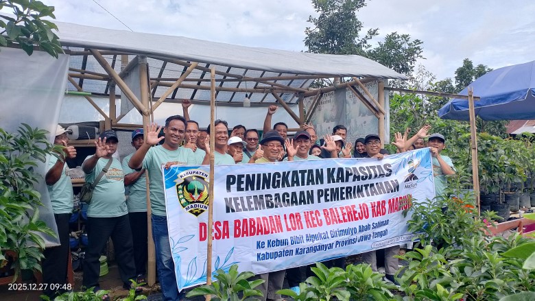 Pemdes Babadan Lor Siapkan Gerakan Satu Rumah Satu Pohon Lewat Kunjungan ke Karanganyar
